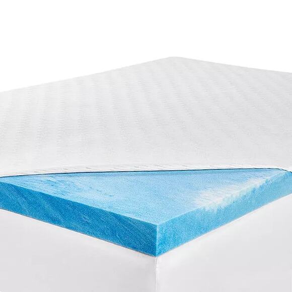 Serta Soothing Cool 3-Inch Gel Memory Foam Mattress Topper Twin XL (Open Box - Picture 1 of 6